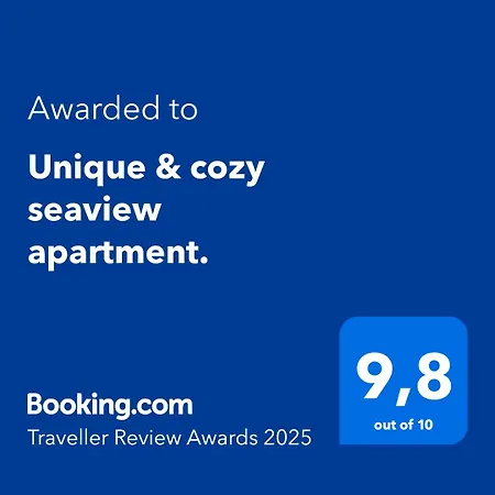 Unique & Cozy Seaview Apartment. Apartment *